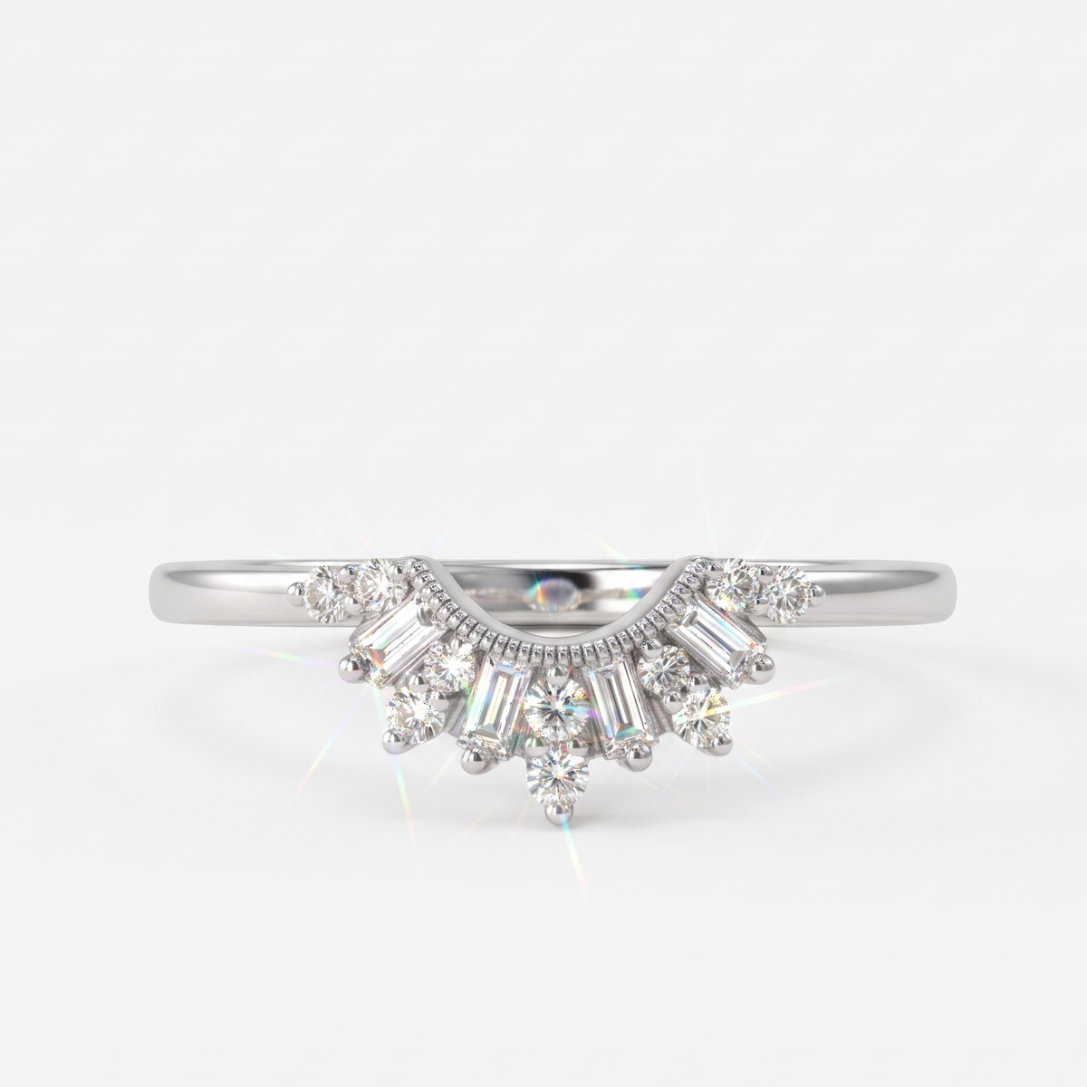 baguette wedding band​

