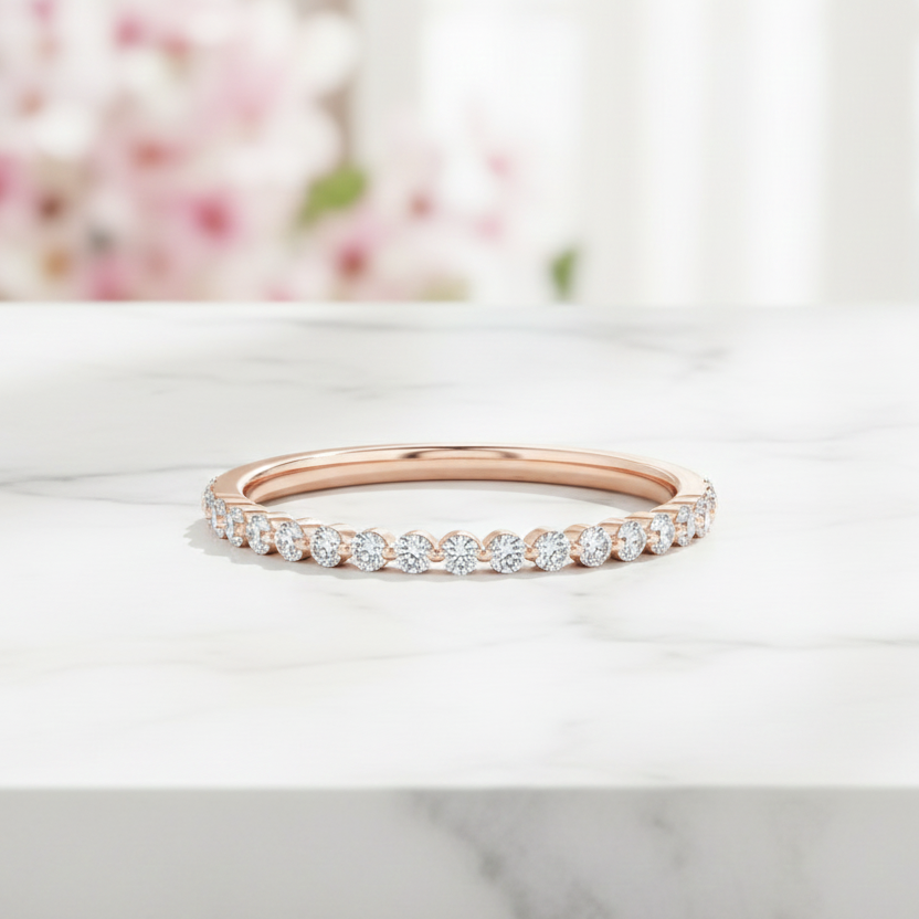 0.250 Ct 1.50 mm Lab-Grown Wedding Band