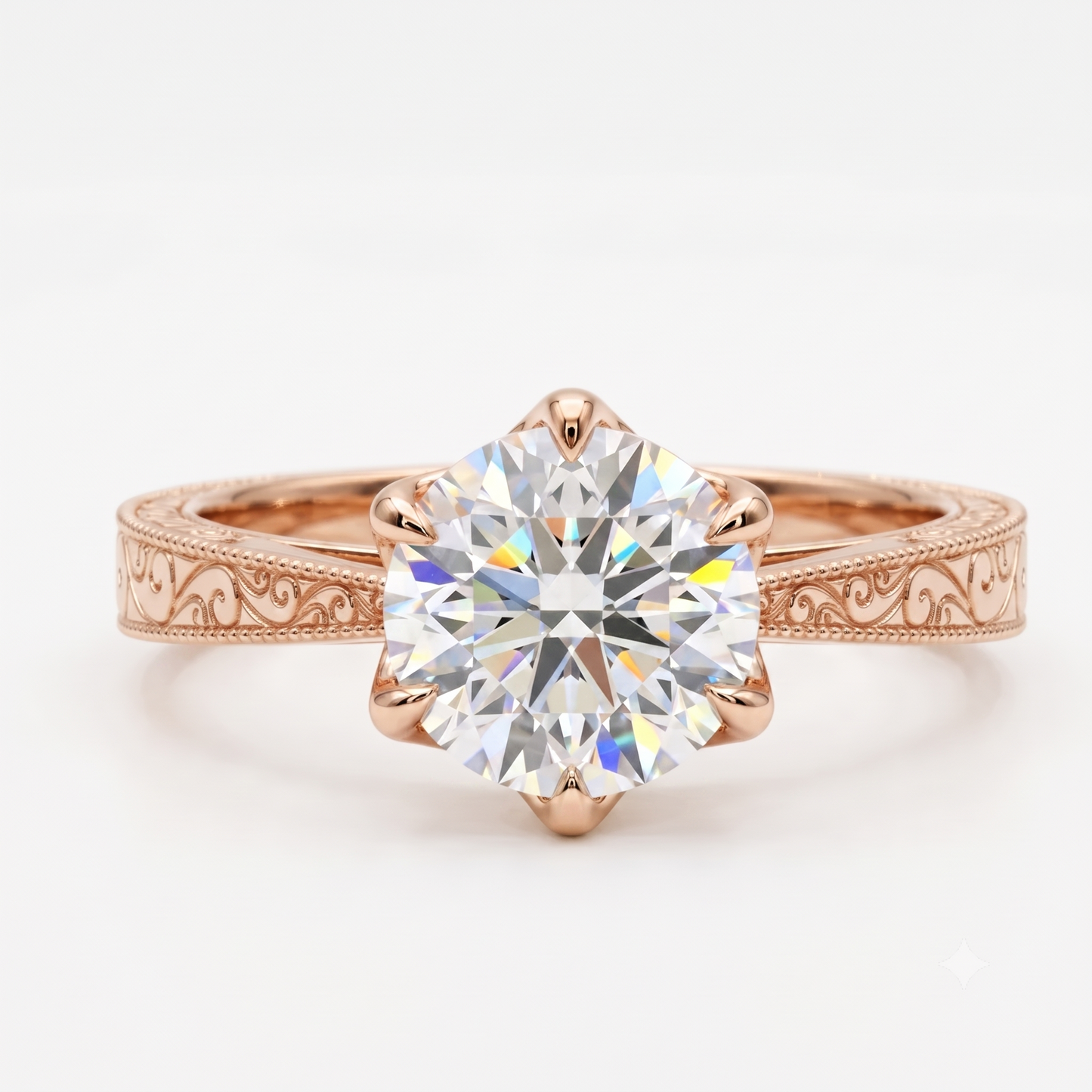 lab grown diamond ring for women