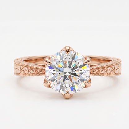 lab grown diamond ring for women