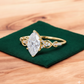 1.100 ct Marquise Lab Grown Diamond Engagement Ring