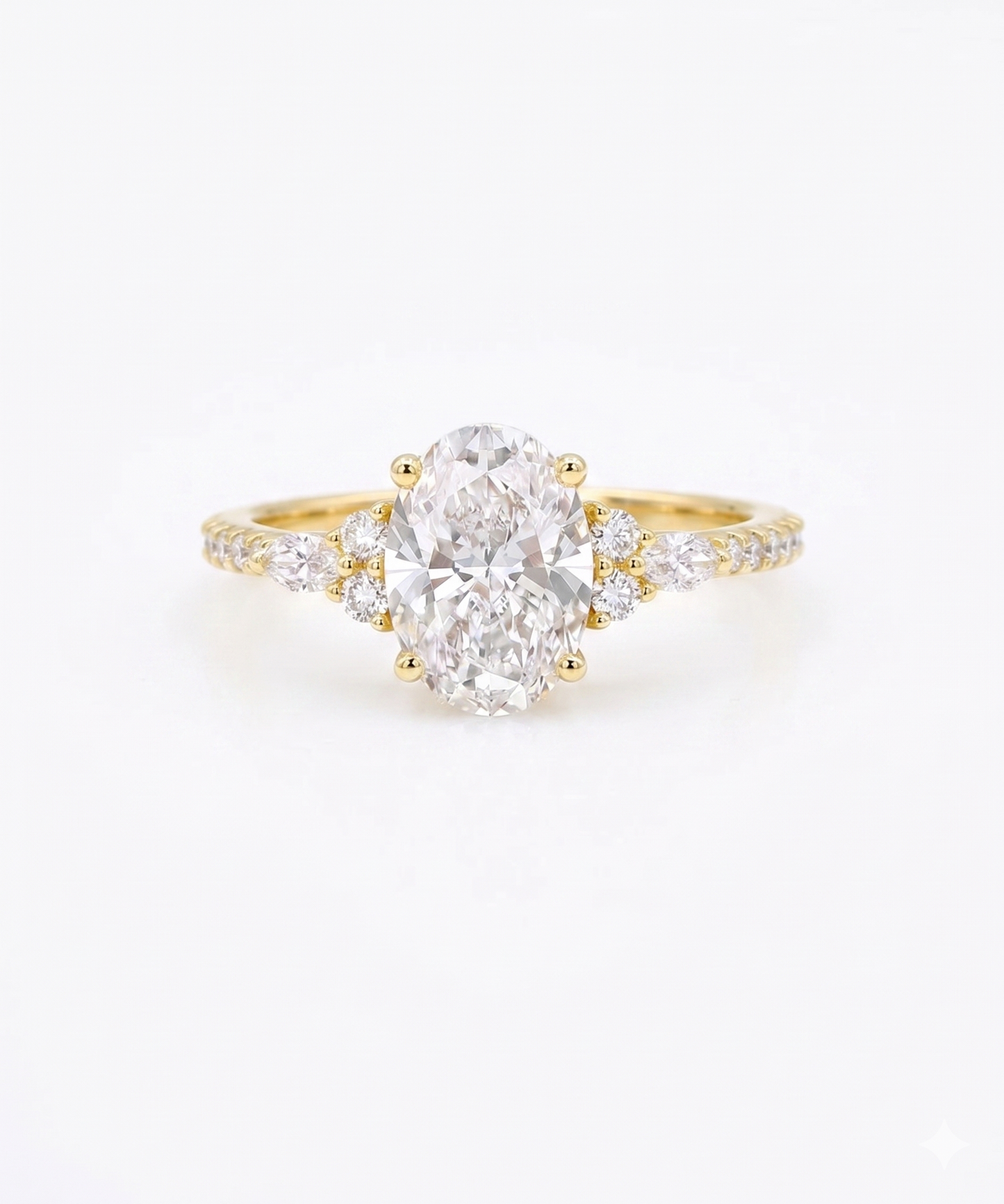 2.00ct Oval Cut 7x9mm Lab-Grown Ring