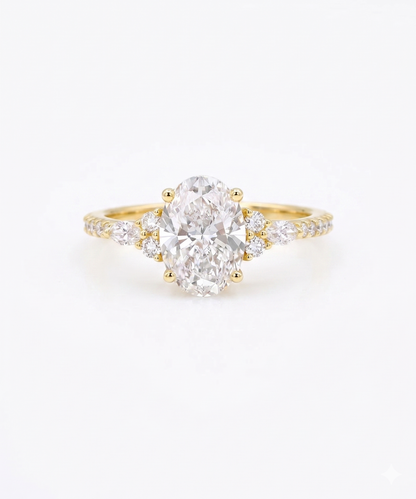 2.00ct Oval Cut 7x9mm Lab-Grown Ring