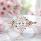 2.16 Ct Marquise Lab Grown Solitaire Engagement Ring