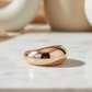 Solid 14K Gold Dome Band – Chunky Gold Dome Ring