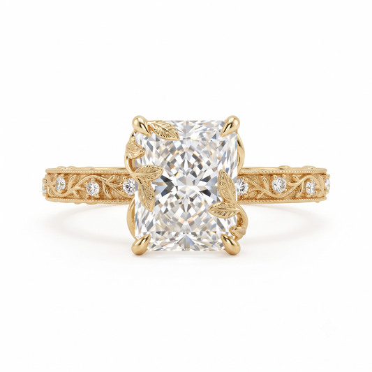 radiant cut engagement rings​

