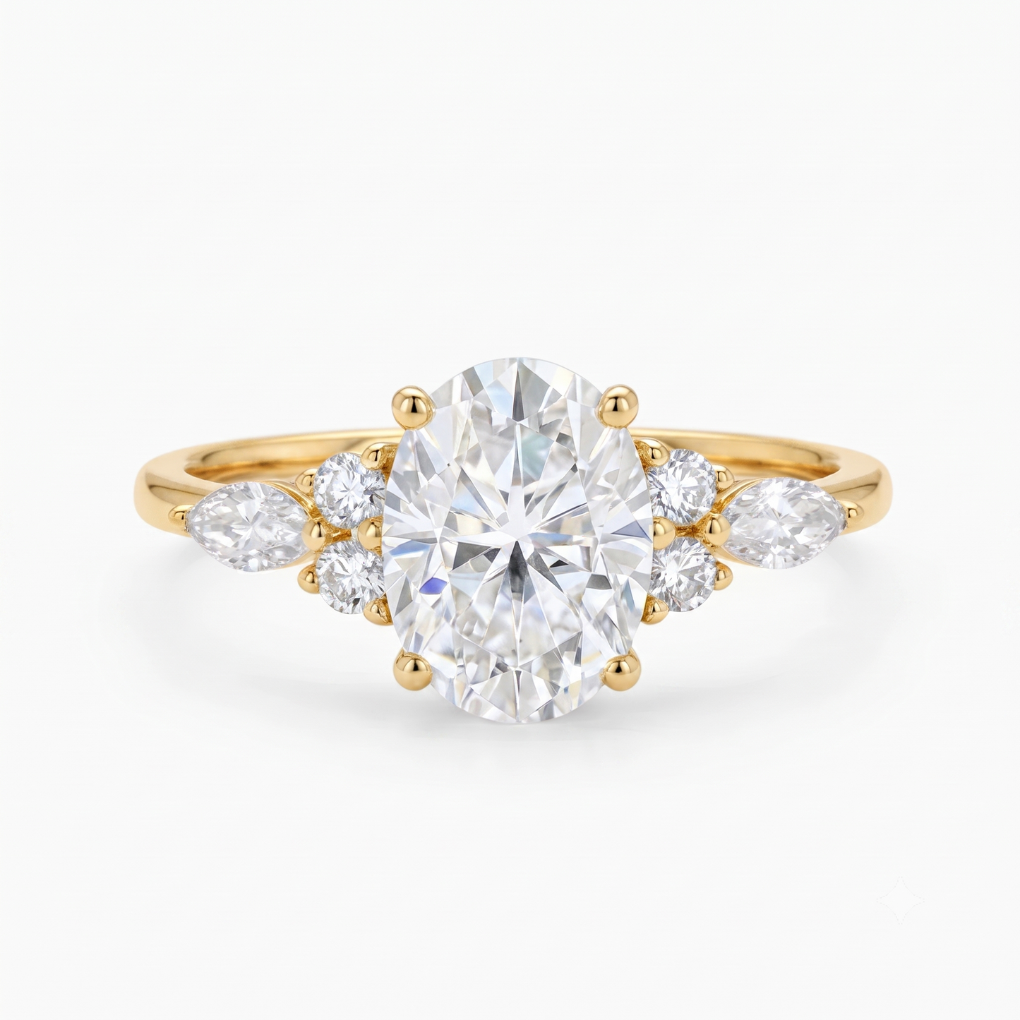 1.750ct Oval Lab Grown Diamond Engagement Ring