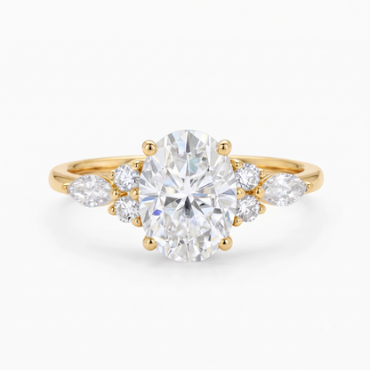 1.750ct Oval Lab Grown Diamond Engagement Ring