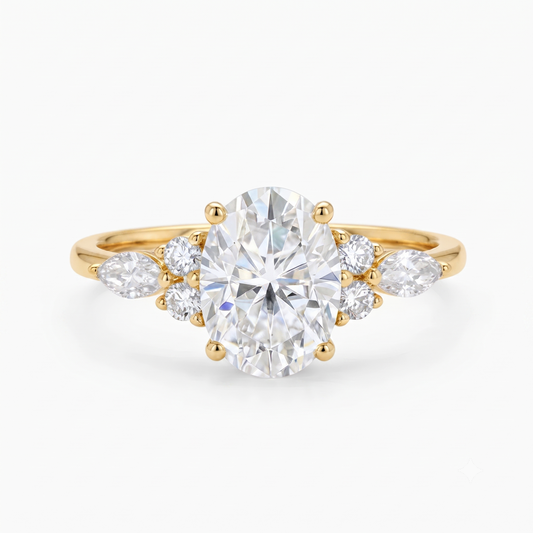 1.750ct Oval Lab Grown Diamond Engagement Ring