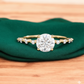 1.620 CT Round cut Lab-Grown Diamond Engagement Ring