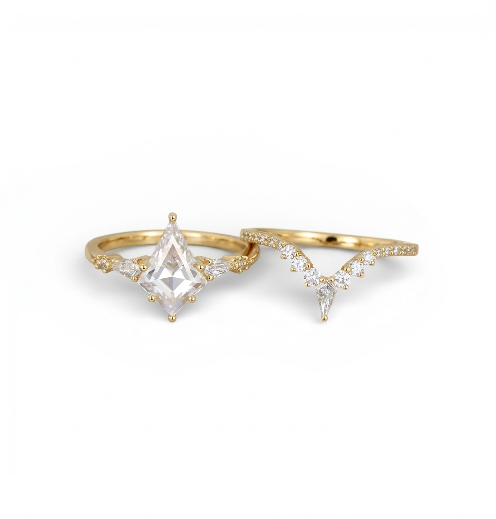 kite setting diamond ring​

