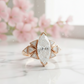 4.180ct Marquise Cut Lab-Grown Diamond Engagement Ring