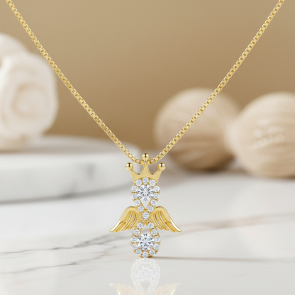 infinity diamond pendant