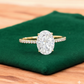 2.680 ct Oval Shaped Lab Grown Diamond Engagement Ring