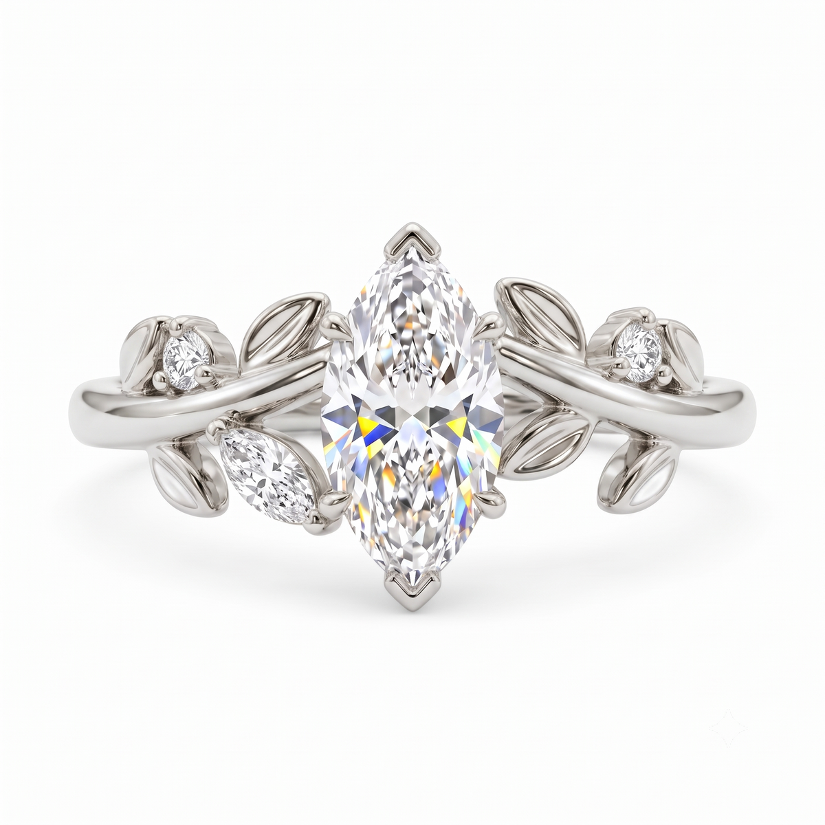 marquise diamond engagement ring​

