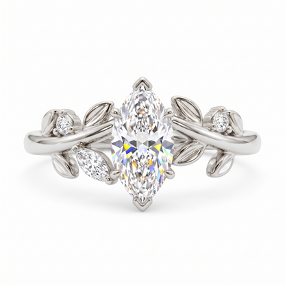 marquise diamond engagement ring​

