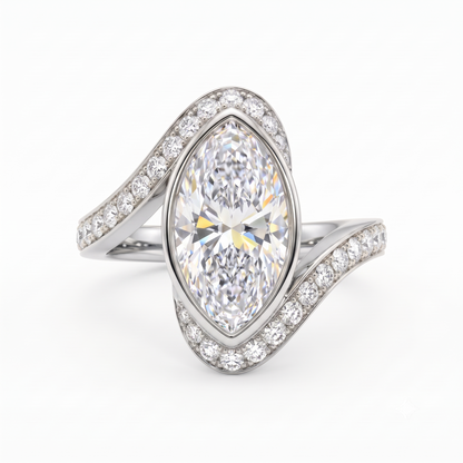 marquise halo diamond​

