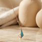 Blue Moon Turquoise Pendant Necklace