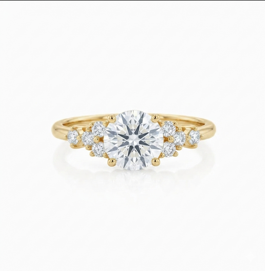 1.18 ct Round Cut Lab Diamond Ring – Ethical Luxury