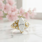 4.180ct Marquise Cut Lab-Grown Diamond Engagement Ring