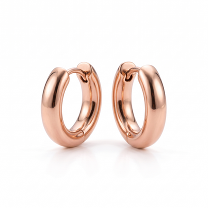 chunky earrings gold​

