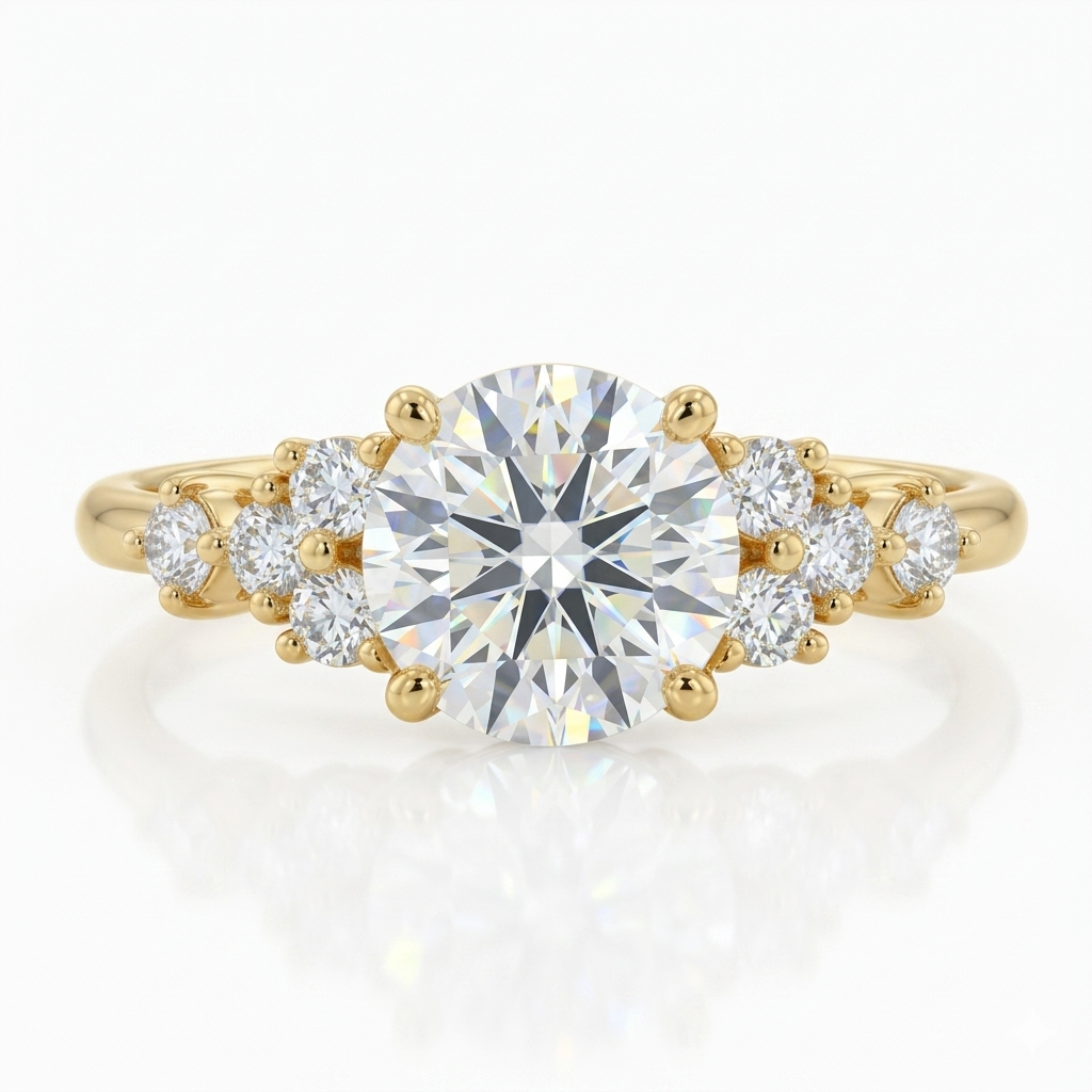 1.18 ct Round Cut Lab Diamond Ring – Ethical Luxury