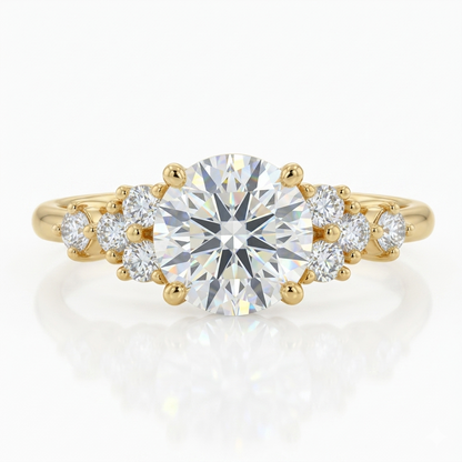 1.18 ct Round Cut Lab Diamond Ring – Ethical Luxury