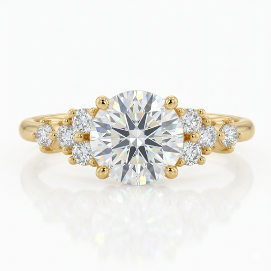 1.18 ct Round Cut Lab Diamond Ring – Ethical Luxury