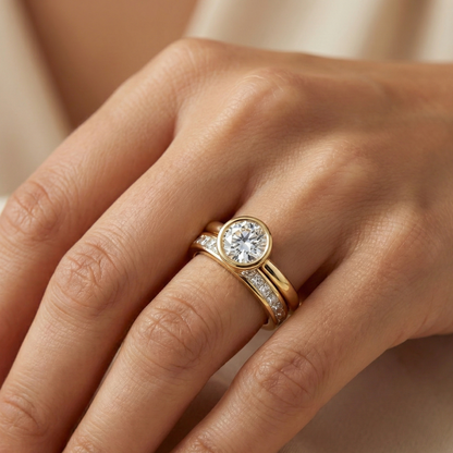 circle engagement rings​

