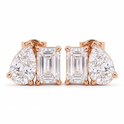 diamond earrings stud​

