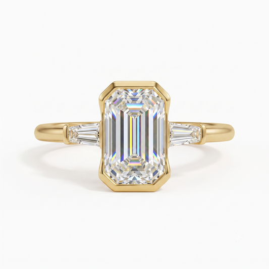 2.40 CT Emerald Cut Ring