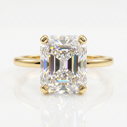1.500ct Radiant Cut Lab-Grown Solitaire Engagement Ring