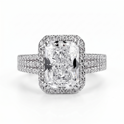 3ct Radiant Cut Lab-Grown Engagement Ring