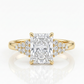 radiant cut diamond engagement rings​

