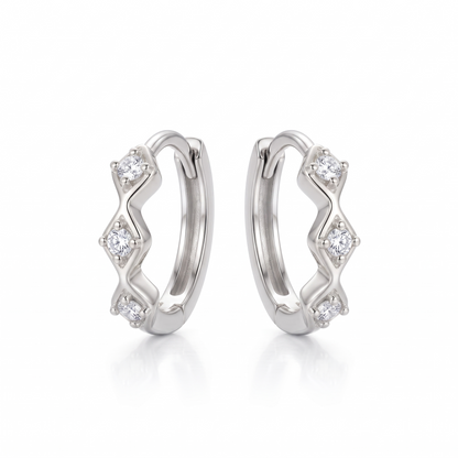 gold huggie hoops​

