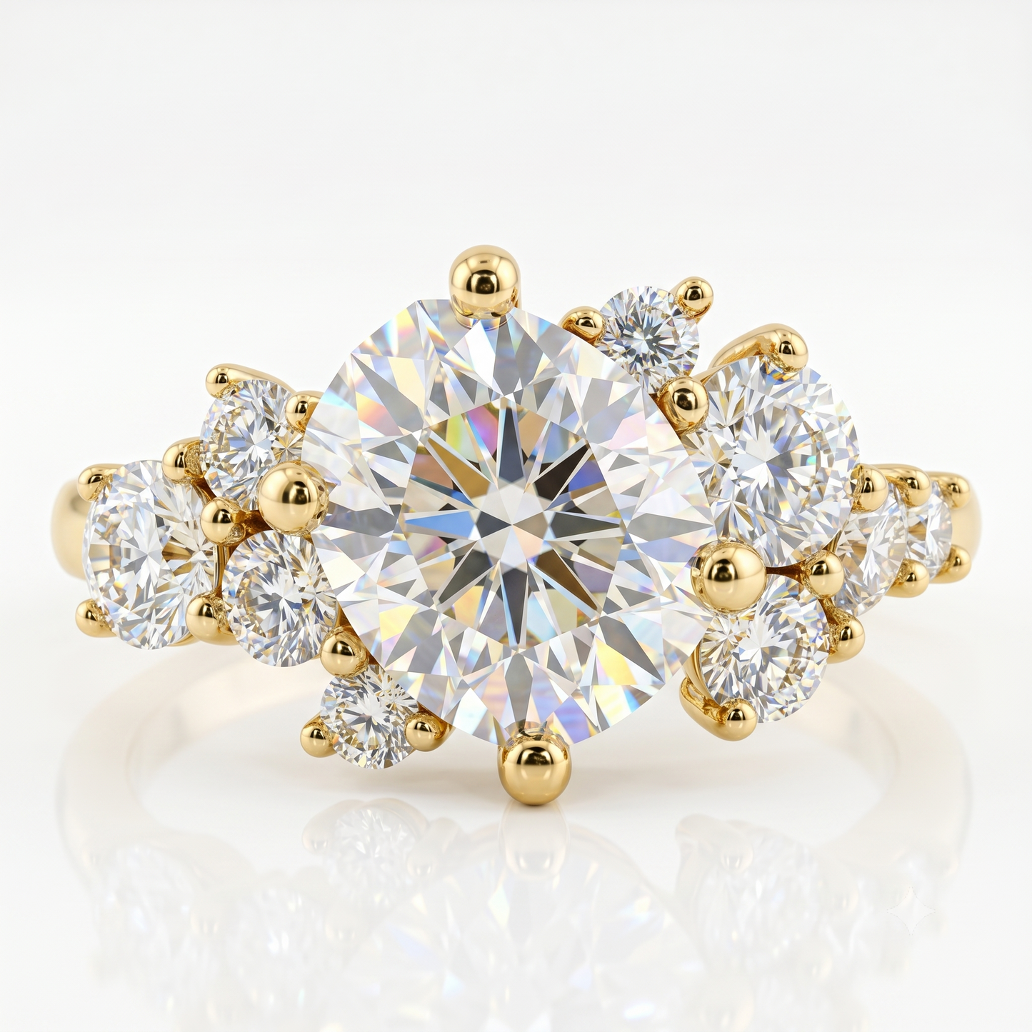 1.34 ct Oval Lab-Grown Engagement Ring