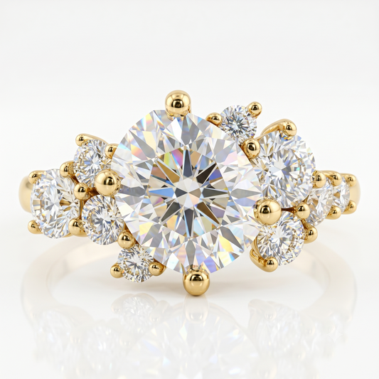 1.34 ct Oval Lab-Grown Engagement Ring