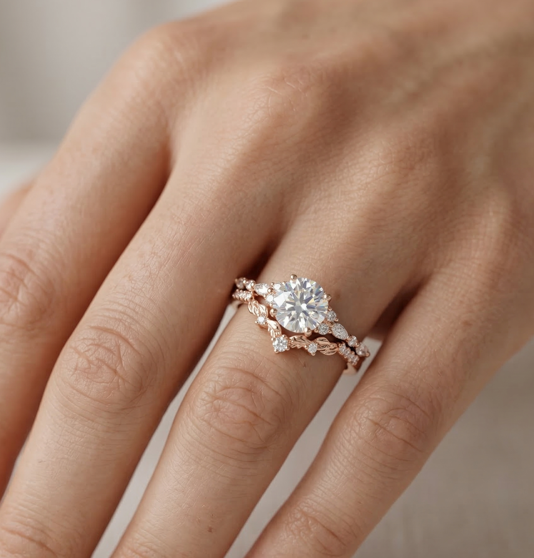 round engagement ring​

