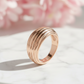 14K Solid Gold Band Ring – Minimalist Gold Wedding Band