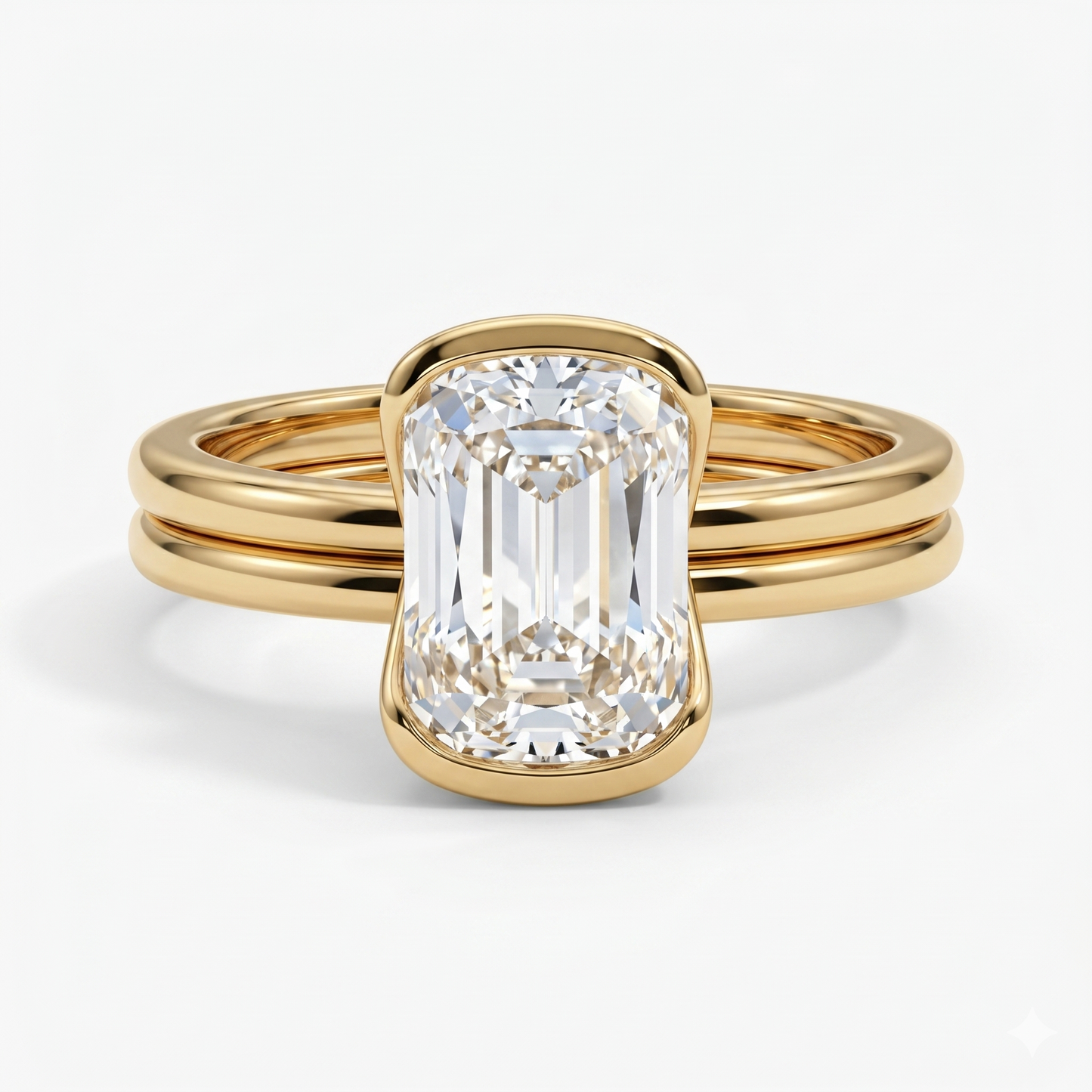 2.00ct Old Mine Cushion Cut Lab-Grown Engagement Ring