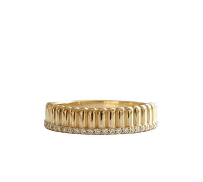 14K Gold Lab-Grown Diamond Band – 0.24 Ct Alternative Ring