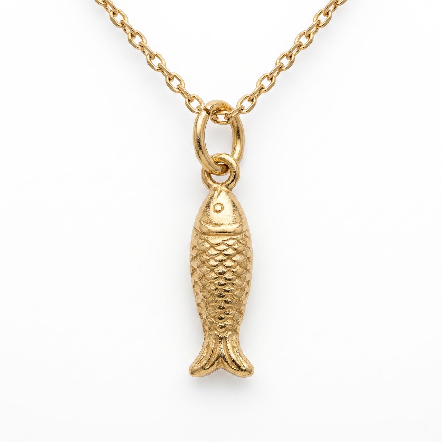 gold fishing pendants​

