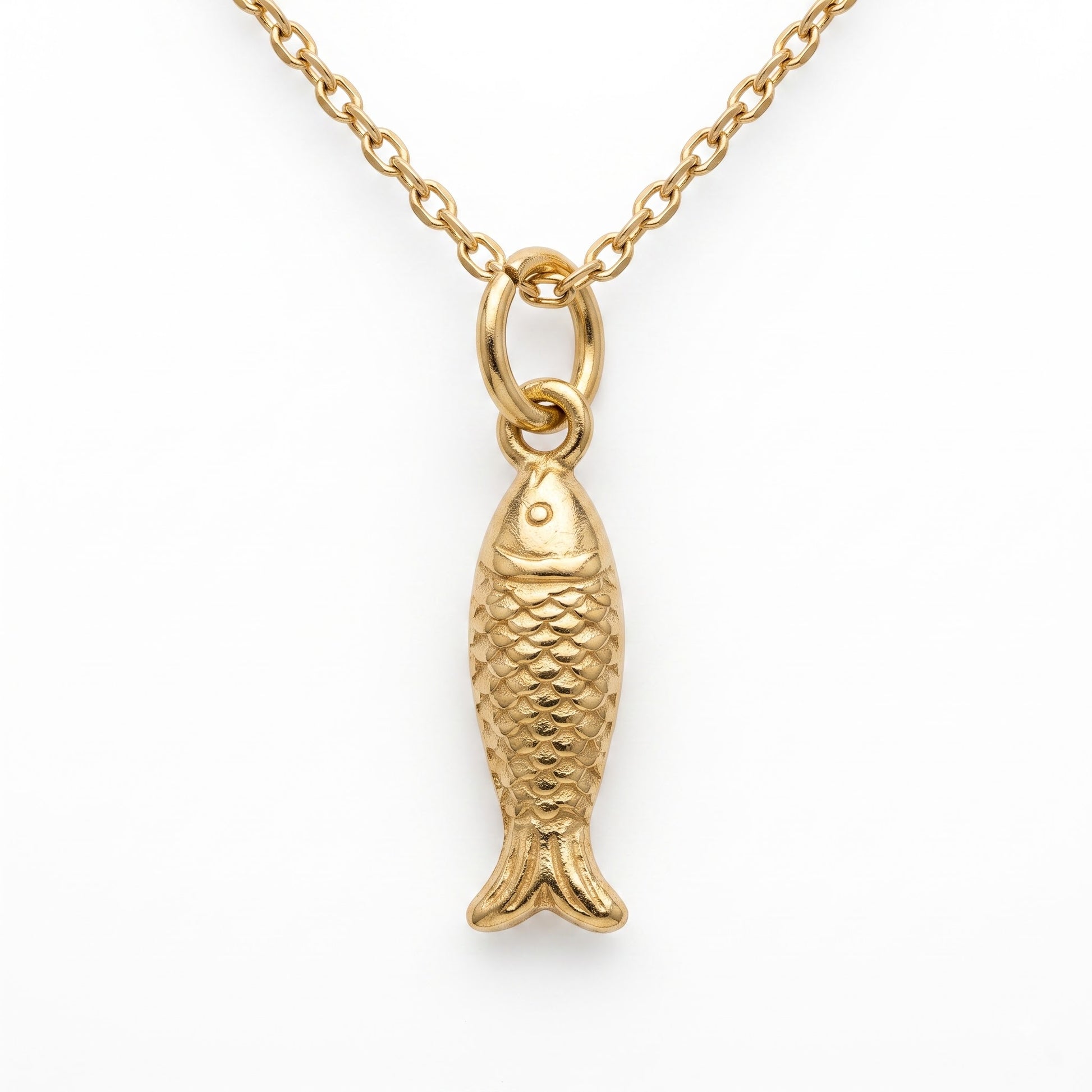 gold fishing pendants​


