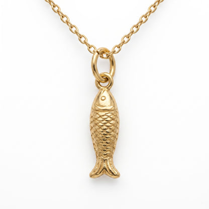 gold fishing pendants​

