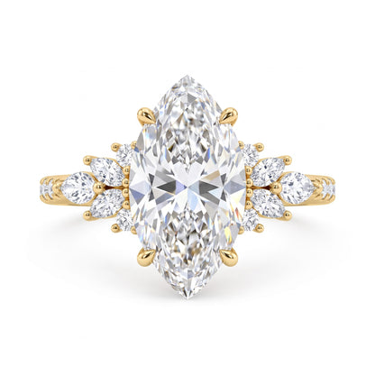 marquise cut engagement ring​

