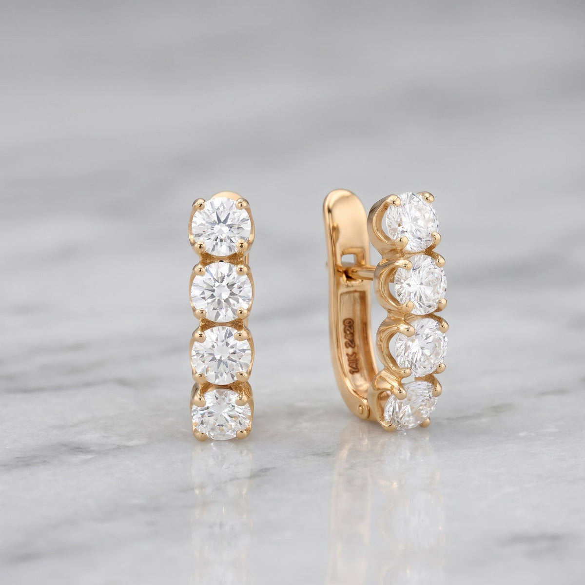 earrings huggies​

