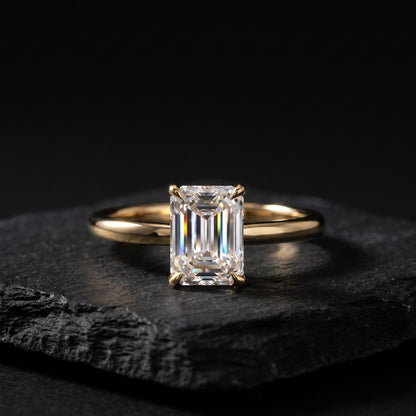 women's real emerald rings​

