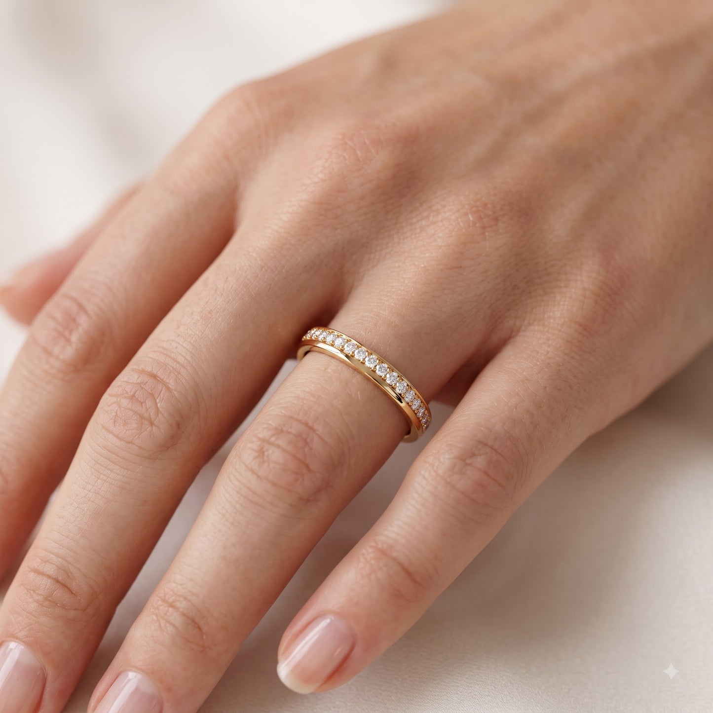 0.300 ct Lab Grown Diamond Eternity Band Ring
