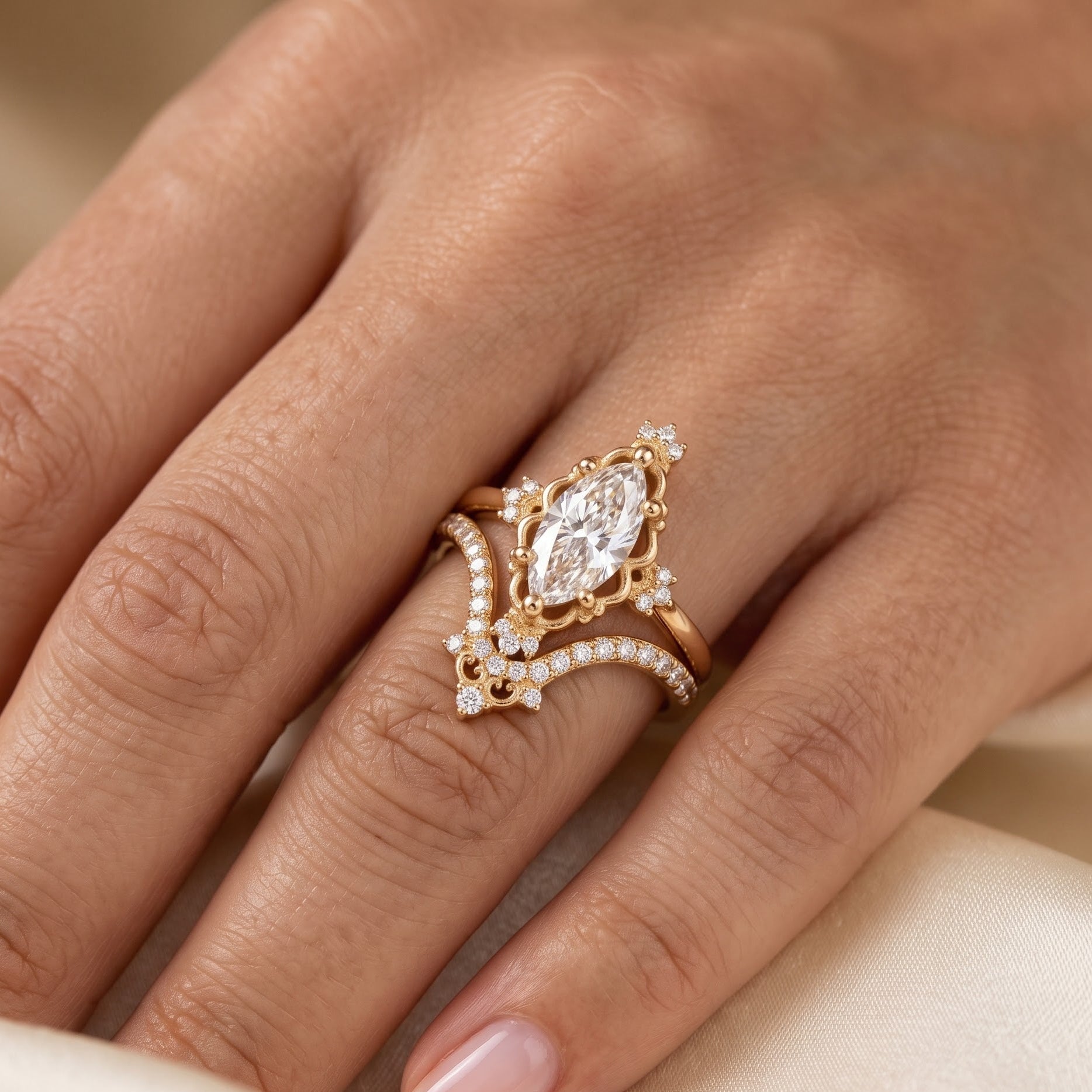vintage marquise rings​

