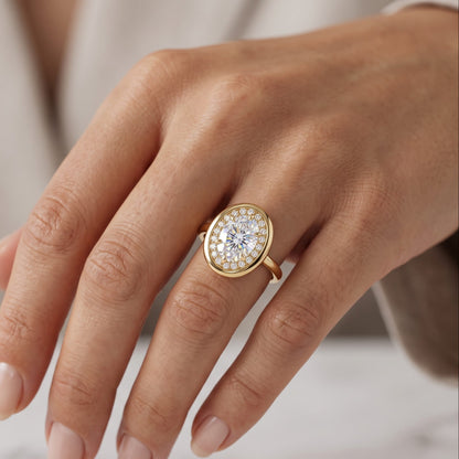 engagement rings with a halo​

